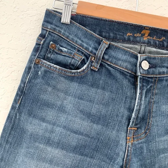 7 For All Mankind Low Rise Original Bootcut
Jeans Women's 28 - Picture 6 of 13